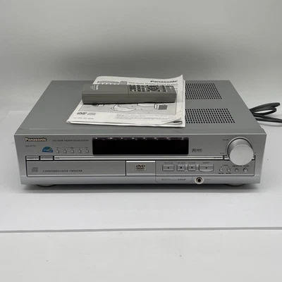 Panasonic 5 Disc DVD Changer Home Theater Surround Sound SC-HT70 W/ Remote - Image 1 of 4