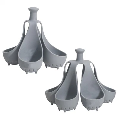 Silikon-Eierkocher, Eierkocher, Eierpochierer, Silikonbecher-Gestell - Bild 1 von 4