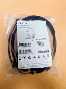Sennheiser Epos SC 60 USB ML Auricolare Doppio Lato - Foto 1 di 5