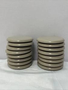 Furniture Sliders 16pcs 3 1/2 inch Heavy Duty Reusable Round Sliders on Carpet - Picture 1 of 4