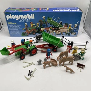 Vintage Playmobil System Farmers Super Deluxe Play Set #094 (Schaper Toys, 1979) - Picture 1 of 21