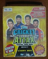 Topps Cricket attax 2016-17 Sealed Carry box. 52 packs and Virat Kohli LE card