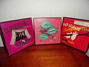 3 Box Sets 45rmp Records ~ New Orleans Jazz/Roses in Rhythm/Duchin Reminisces - Picture 1 of 9