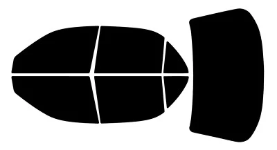 Kit de película nano cerámica precortada tinte ventana para Mitsubishi Galant sedán 1994-1998 Foto 1 de 4