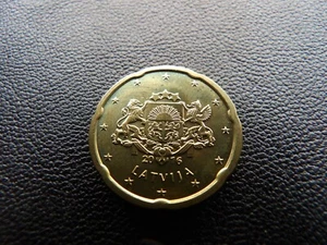 Latvia - 2016 year - 20 euro cents regular coin UNC - Picture 1 of 8
