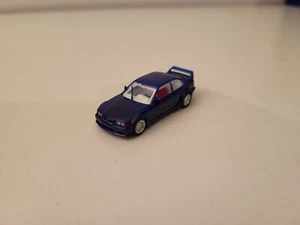 Herpa H0 BMW M3 GTR sonderfarbe durchsichtig blau transparent 1885 - Bild 1 von 1