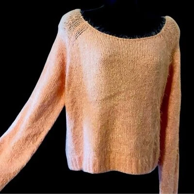 Suéter Difuso Vintage Juniors Rosa Claro | Día de San Valentín | Nuevo sin Etiquetas Talla XL Foto 1 de 4