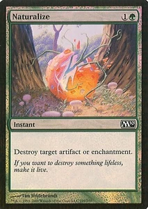 MTG - M10 - Naturalize - Foil - NM - Picture 1 of 1