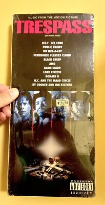 “TRESPASS” LONGBOX CD -SOUNDTRACK -ICE-T ICE CUBE PUBLIC ENEMY Factory Sealed - Image 1 of 3