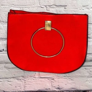 Bolso de mano vintage años 70 de vinilo con asas ""pulsera - Imagen 1 de 3