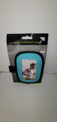 E-circuit Blue Sport Armband Running Jogging Gym Arm Band Pouch Cell Phone - Image 1 of 2