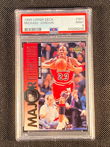 1995 Upper Deck Michael Jordan #337 Basketball Card PSA 9 Very Low Pop 66 (Goat)