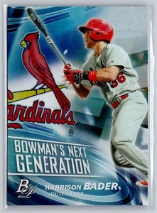 2017 Bowman Platin #BNG-HB Harrison Bader Bowman's Next Generation - Bild 1 von 2