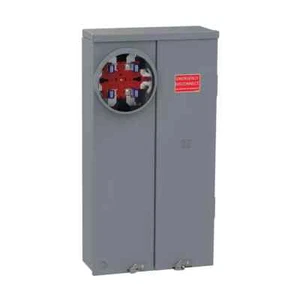 Square D RU816F200PSH 200 AMP 1 Phase Meter - Picture 1 of 1