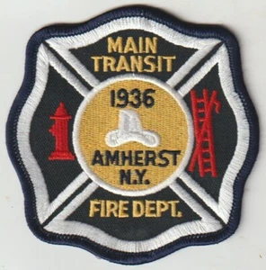 Parche del Departamento de Bomberos de Main-Transit Amherst NY enviado desde Australia - Imagen 1 de 1