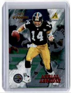 1995 Pinnacle Club Collection Aerial Assault Neil O'Donnell Pittsburgh Steelers - Picture 1 of 2