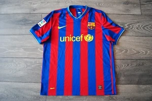 FC BARCELONA SPAIN 2009/2010 NIKE VINTAGE JERSEY SHIRT FOOTBALL SOCCER LARGE MEN - Picture 1 of 13