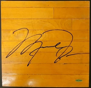 Michael Jordan Signed Chicago Bulls Stadium 12x12 Used Floor Upper Deck & GOAT - Picture 1 of 6