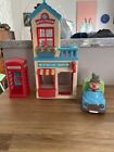 Elc Happyland Tearoom &amp; Bakery Telephone Box With Sounds &amp; Delivery Van