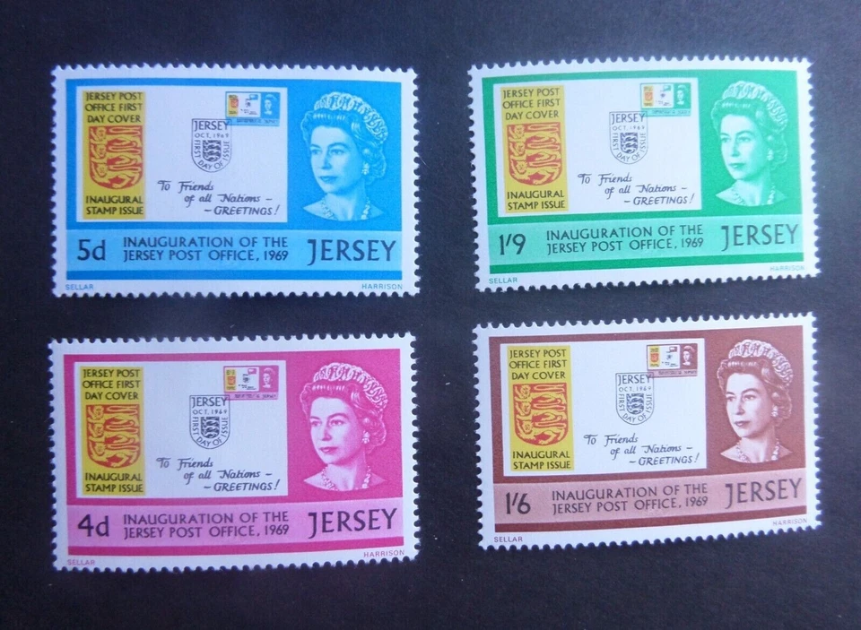 Jersey 1969 Inauguration of Post Office SG30/3 MNH UM unmounted mint - Image 1 of 1