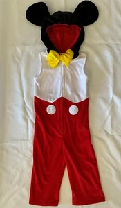 DISNEY MICKEY MOUSE KOSTÜM OUTIFT HALLOWEEN VERKLEIDEN PARTY KINDER KIND XXS 3/4 - Bild 1 von 3