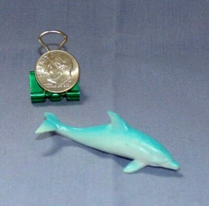 Miniature Dollhouse Ocean Sea Beach Fish Animal Figurine Plastic Toy Dolphin - Picture 1 of 2