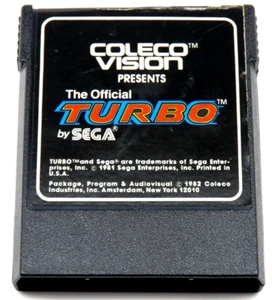 Turbo (Colecovision, 1982) By Sega (Cartridge only) NTSC - Picture 1 of 8