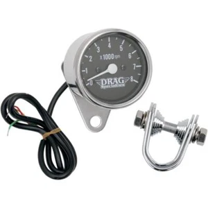 Drag Specialties 2.4in. Mini Elecrtonic Tachometer - Foto 1 di 1