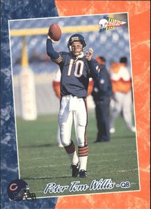 1993 Pacific Football Card #139 Peter Tom Willis