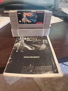 StarFox (Super Nintendo, SNES, ) Cart and manual - Picture 1 of 3