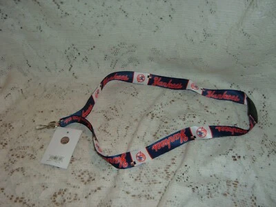 NEW YORK YANKEES BREAK AWAY HEAVY DUTY ID TIE DYE  LANYARD 1" NEW MLB RETRO - Image 1 of 2
