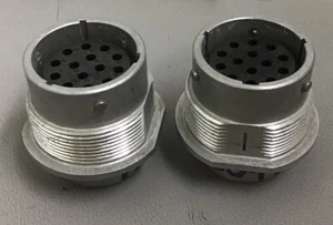 Lot Of 2 Deutsch Electric HD34-18-14SN-1713 14 Pin Connector (b421) - Picture 1 of 6