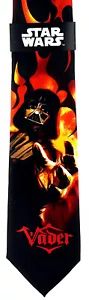 Star Wars Herren Krawatte lizenziert Darth Vader Sci Fi Film Film schwarze Krawatte - Bild 1 von 1
