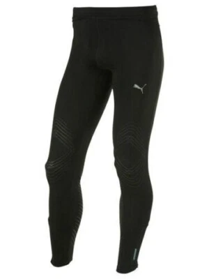 Women's Puma PR Pure ACTV Long Black Running Reflective Tight Size S Compression - Image 1 of 3