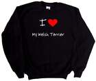 I Love Heart My Welsh Terrier Sweatshirt