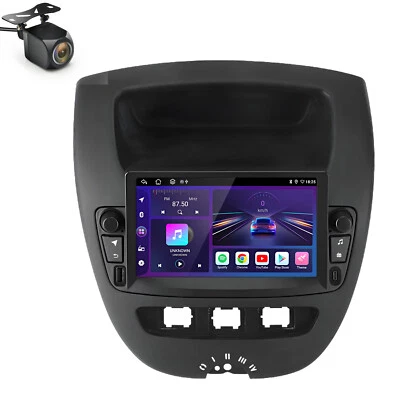 Carplay Android 14 Autoradio Für Peugot 107 Citroen C1 Toyota Aygo GPS Navi +KAM - Bild 1 von 4