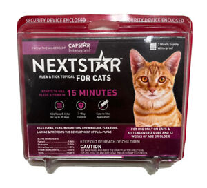NEXTSTAR (by Capstar) Flea & Tick Topical Prevention for Cats Over 3.5 lbs
