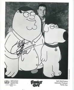 Foto promocional de hombre de familia 1999 firmada a mano de 8x10" primera temporada de Seth MacFarlane - Imagen 1 de 1