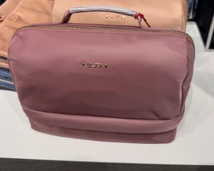 NEW TUMI Voyageur SEATTLE Zipped Domed Cosmetic Toiletry Bag - ORCHID DUSTY ROSE - Picture 1 of 5