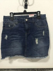 Total Girl Denim Skirt Adjustable￼ Waist Size 14reg NWT (8-TW-432) - Picture 1 of 6