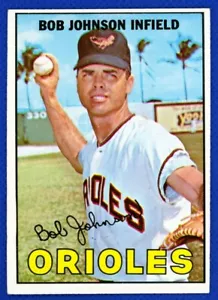 Topps Baseball 1967 # 38 Bob Johnson Baltimore Orioles VGEX-EX envío 0,99 - Imagen 1 de 2