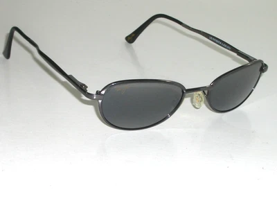 ÓCULOS DE SOL OVAL ELEGANTE CRISTAL POLARIZADO CINZA MAUI JIM ITÁLIA MJ-130-02 DGM NOVO - Imagem 1 de 4