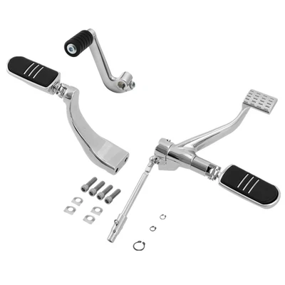 Mid Control Shifter Lever Footpegs For Harley Sportster XL883 1200 2014-2022 US - Image 1 of 4