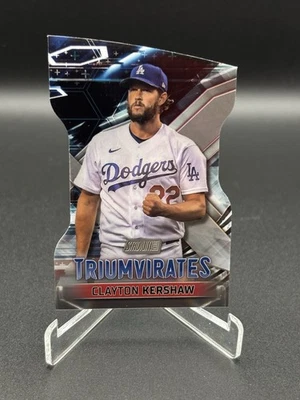 2023 Topps Stadium Club - Triumvirates Clayton Kershaw #T-24 - Image 1 of 2