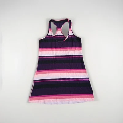 Regata Lululemon Racerback Feminina Listrada Multicolorida Pequena Roxa Rosa - Imagem 1 de 4