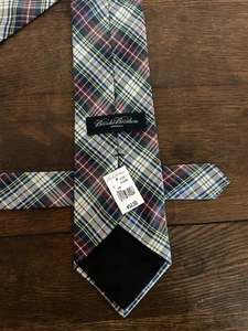 Brooks Brothers Makers Red Green Multicolor Plaid 100% Silk Neck Tie 57” NWT - Bild 1 von 3