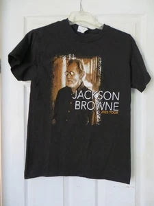 Jackson Browne 2023 USA Tour Concert Tee Black Adult Size Small - Picture 1 of 9