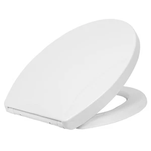1x White Round Soft Close Toilet Seat Universal Heavy Duty Bathroom WC Seats - Picture 1 of 7