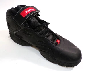 Zapato izquierdo Allen Iverson Team-Issue Reebok negro/negro I3 Answer IV talla 10,5 - Imagen 1 de 9