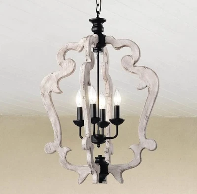 Склад Tiffany Biga 20 «имитация деревянная свеча свет люстра GY10 - Изображение 1 из 4